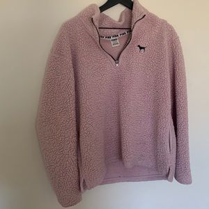 PINK fuzzy sweater
